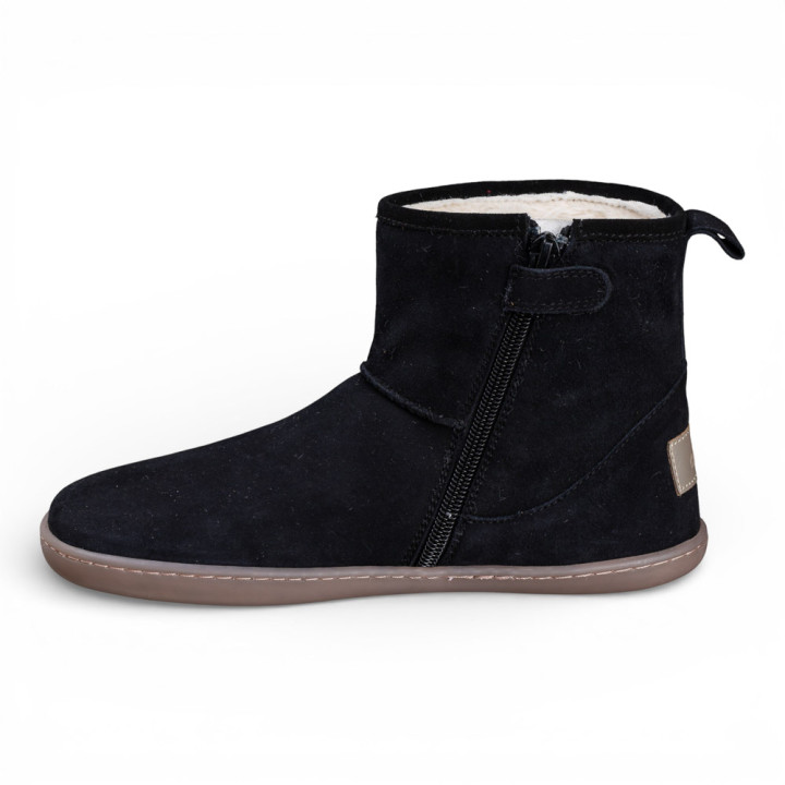 BOTINES BAREFOOT DE INVIERNO ANTE NEGRO