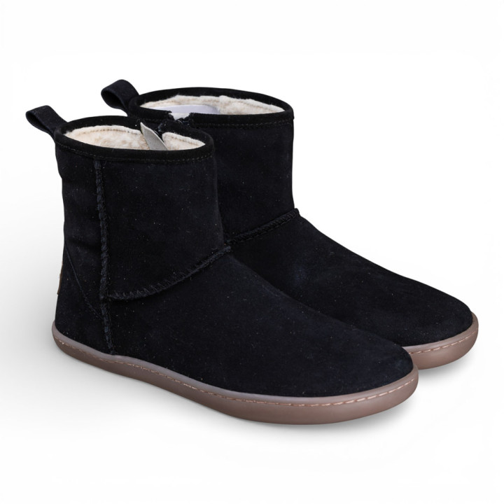 BOTINES BAREFOOT DE INVIERNO ANTE NEGRO