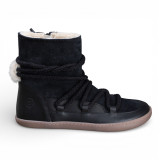 BOTAS BAREFOOT APRESQUÍ CON CORDONES ANTE NEGRO