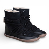 BOTAS BAREFOOT APRESQUÍ CON CORDONES ANTE NEGRO