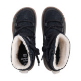 BOTAS BAREFOOT APRESQUÍ CON CORDONES ANTE NEGRO