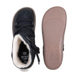BOTAS BAREFOOT APRESQUÍ CON CORDONES ANTE NEGRO
