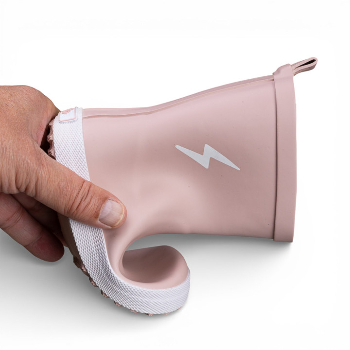 BOTAS DE LLUVIA BAREFOOT ANTIDESLIZANTES ROSA