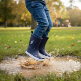 BOTAS DE LLUVIA BAREFOOT ANTIDESLIZANTES AZUL