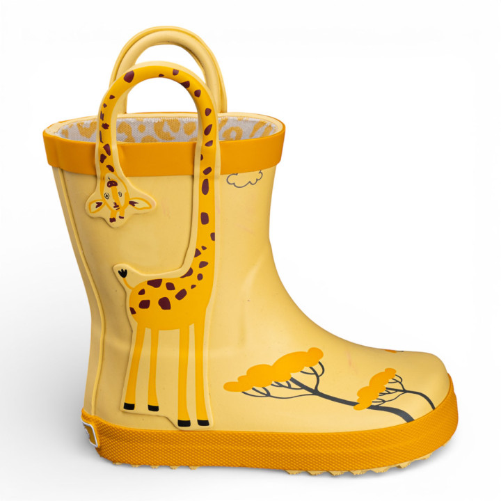 BOTAS DE AGUA BAREFOOT JIRAFA AMARILLO