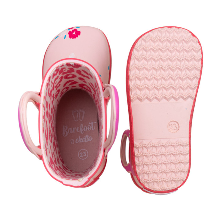 BOTAS DE AGUA BAREFOOT FLAMENCO ROSA
