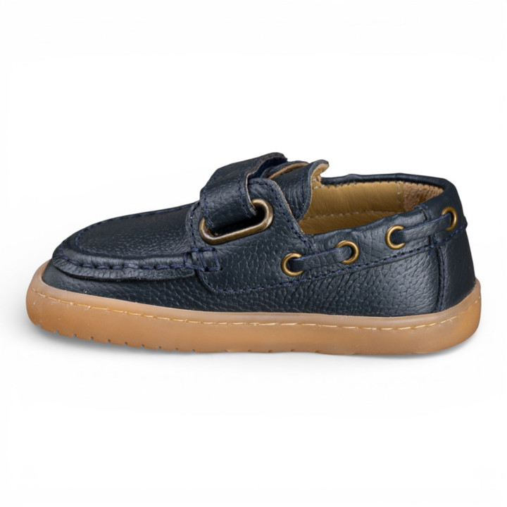 ZAPATOS NÁUTICOS BAREFOOT PIEL AZUL