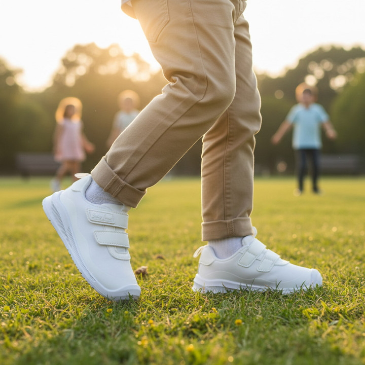 DEPORTIVAS BAREFOOT PUNTERA REFORZADA BLANCO
