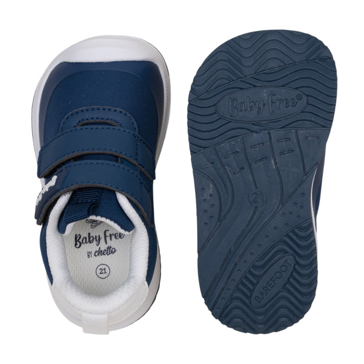 DEPORTIVAS BAREFOOT PUNTERA REFORZADA AZUL