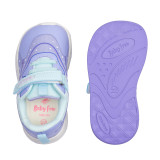 SNEAKERS BAREFOOT ESTRELLAS LUCES LED MORADO
