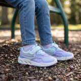 SNEAKERS BAREFOOT ESTRELLAS LUCES LED MORADO