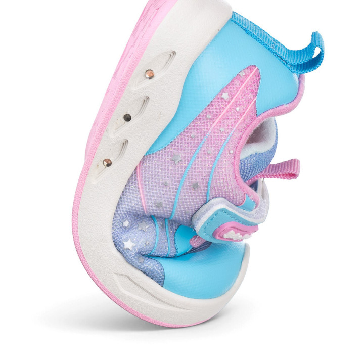 SNEAKERS BAREFOOT ESTRELLAS LUCES LED AZUL
