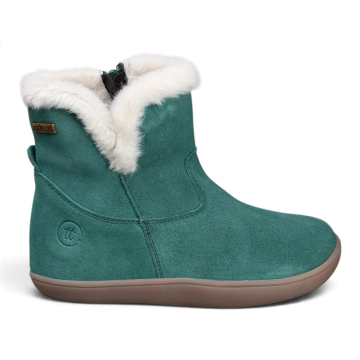 BOTAS BAREFOOT DE PELO IMPERMEABLES ANTE VERDE