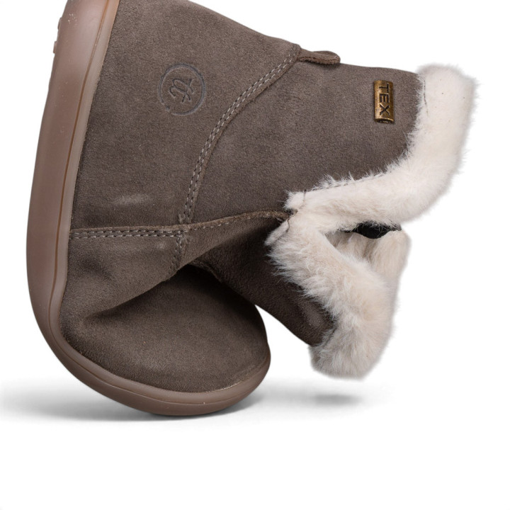 BOTAS BAREFOOT DE PELO IMPERMEABLES ANTE GRIS