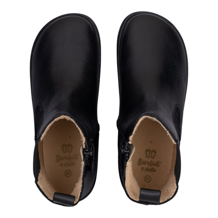 BOTINES CHELSEA BAREFOOT PIEL NEGRO