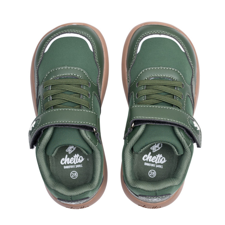 ZAPATILLAS BAREFOOT CASUAL LAVABLES VERDE