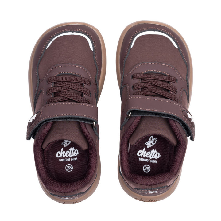 ZAPATILLAS BAREFOOT CASUAL LAVABLES MARRÓN