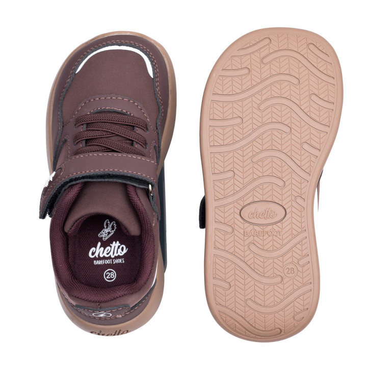 ZAPATILLAS BAREFOOT CASUAL LAVABLES MARRÓN