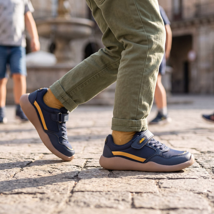 ZAPATILLAS BAREFOOT CASUAL LAVABLES AZUL