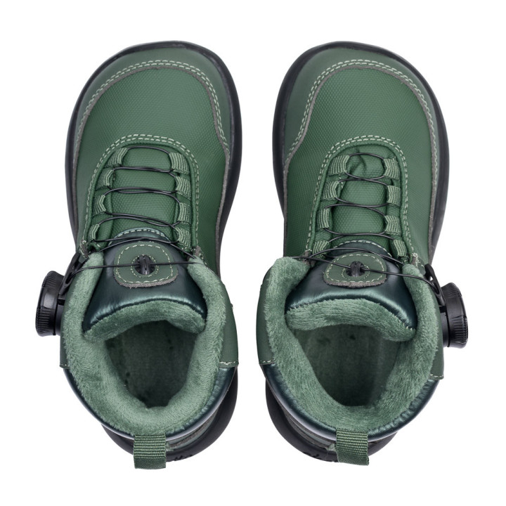 DEPORTIVAS TIPO BOTA BAREFOOT CIERRE DIAL VERDE