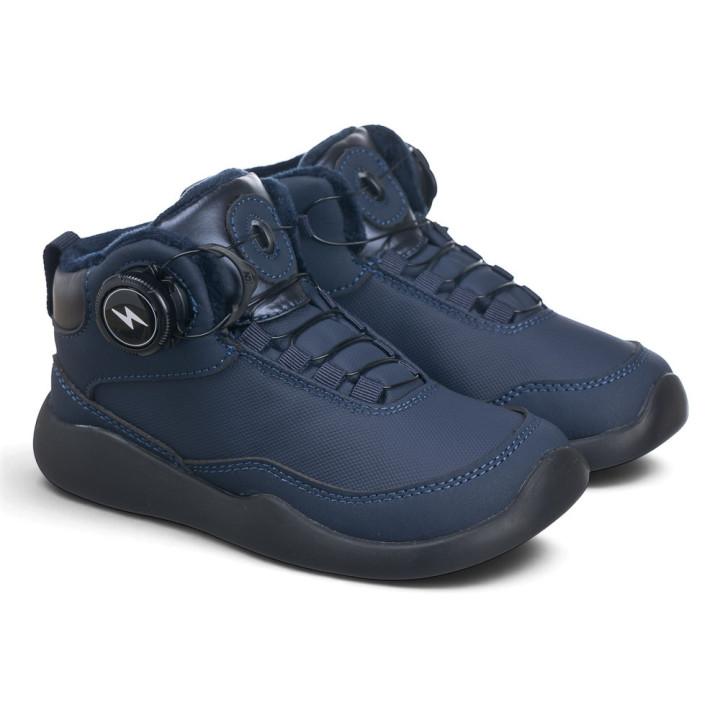 DEPORTIVAS TIPO BOTA BAREFOOT CIERRE DIAL AZUL