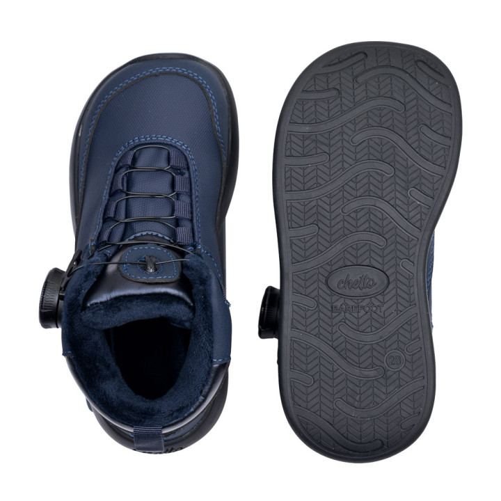 DEPORTIVAS TIPO BOTA BAREFOOT CIERRE DIAL AZUL