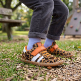 ZAPATILLA BAREFOOT DE PIEL CON DOS BANDAS – DISEÑO FLEXIBLE Y DEPORTIVO