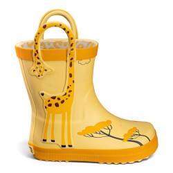 BOTAS DE AGUA BAREFOOT JIRAFA AMARILLO