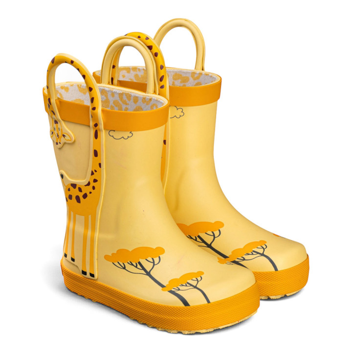 BOTAS DE AGUA BAREFOOT JIRAFA AMARILLO
