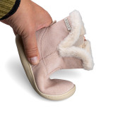 BOTAS BAREFOOT DE PELO IMPERMEABLES ANTE ROSA